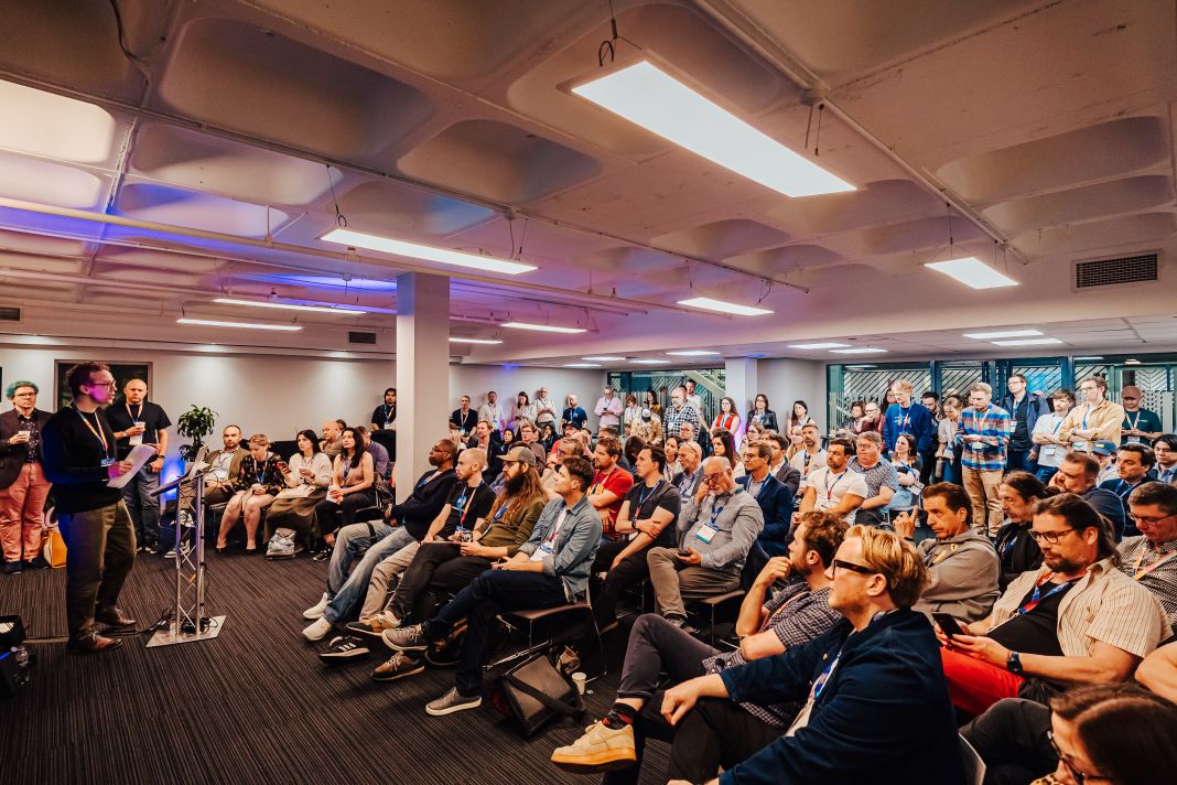 PodHouse audience at The Podcast Show